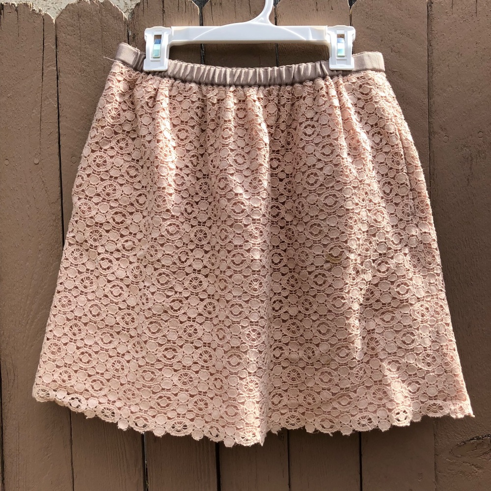 J. Crew lace skirt